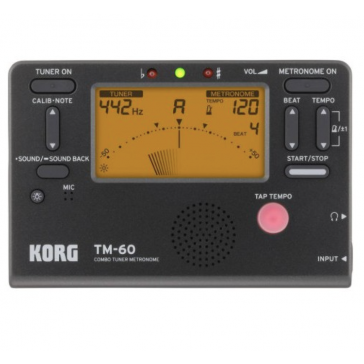 KORG TM-60 全功能冷光調音 節拍器